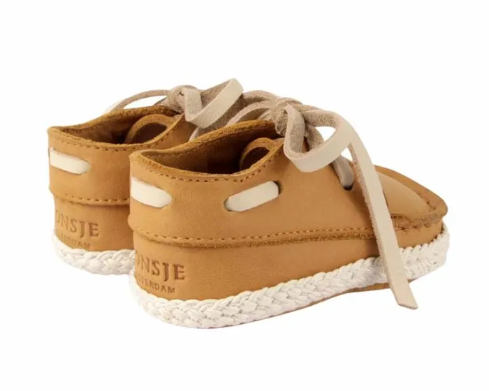 Donsje Amsterdam Shoes Baby Noud Camel Classic Leather