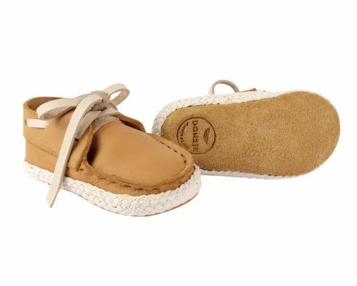 Donsje Amsterdam Shoes Baby Noud Camel Classic Leather