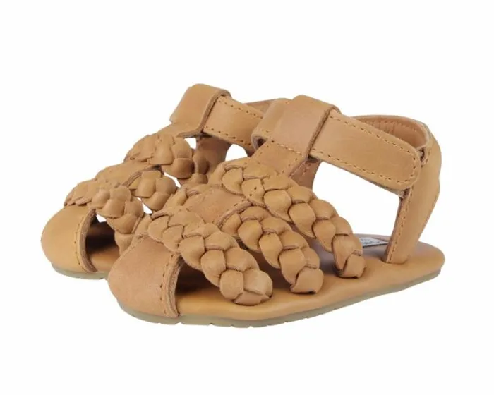 Donsje Amsterdam Shoes Baby Pam Sandals Camel Classic Leather