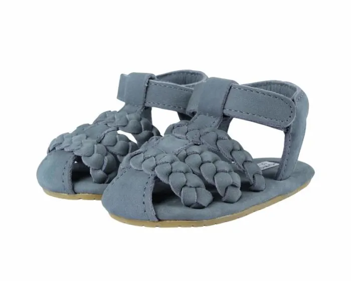 Donsje Amsterdam Shoes Baby Pam Sandals Petrol Nubuck