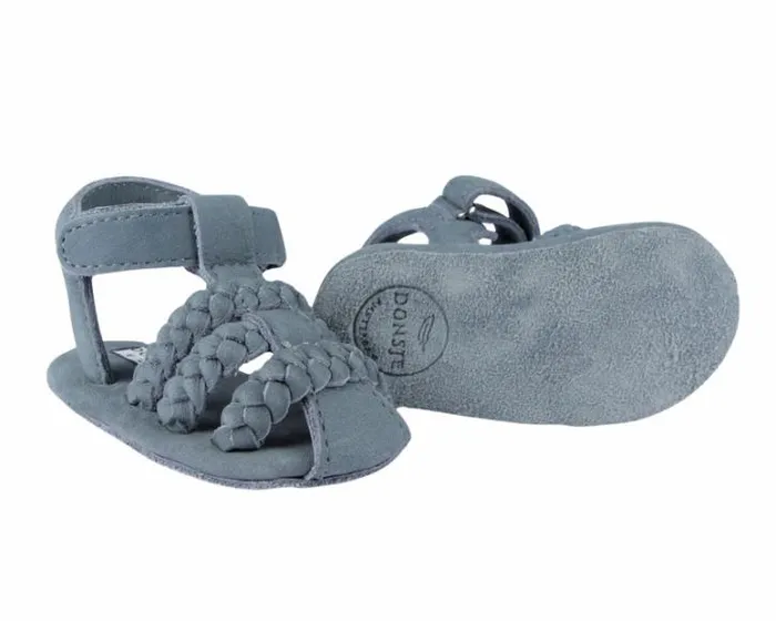 Donsje Amsterdam Shoes Baby Pam Sandals Petrol Nubuck