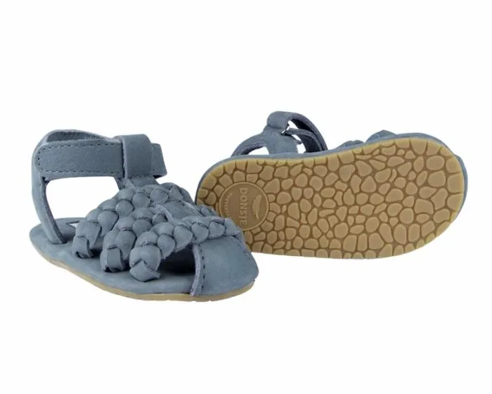 Donsje Amsterdam Shoes Baby Pam Sandals Petrol Nubuck