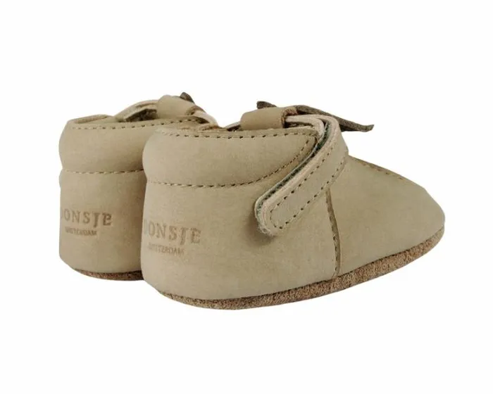 Donsje Amsterdam Shoes Baby Qanoe Shoes Taupe Leather