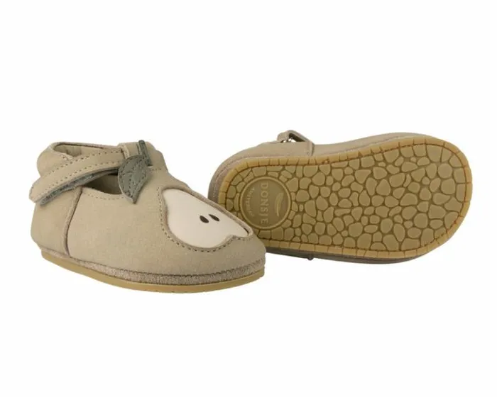 Donsje Amsterdam Shoes Baby Qanoe Shoes Taupe Leather