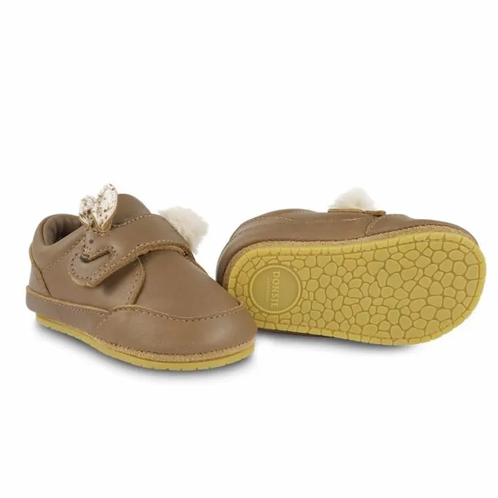 Donsje Amsterdam Shoes Baby Rere Sneakers Cognac Classic Leather