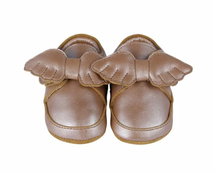 Donsje Amsterdam Shoes Baby Sela Clay Metallic Leather