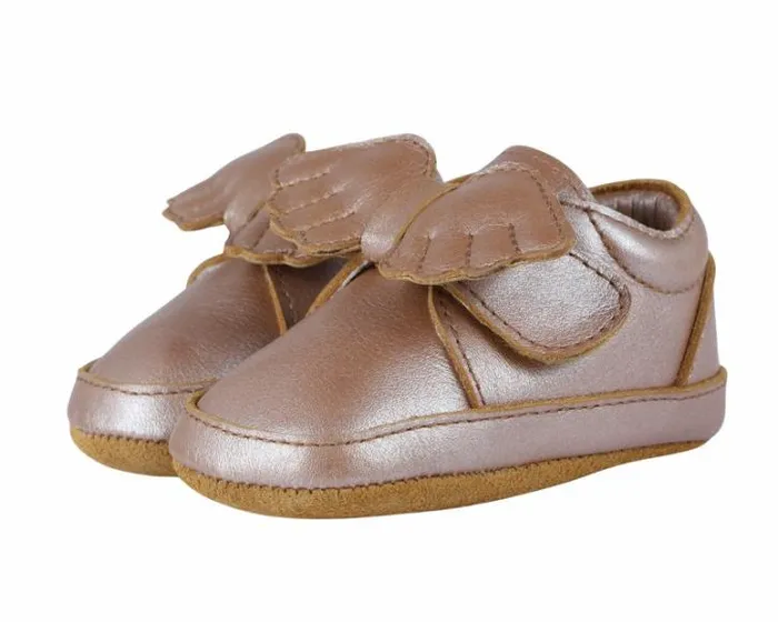 Donsje Amsterdam Shoes Baby Sela Clay Metallic Leather