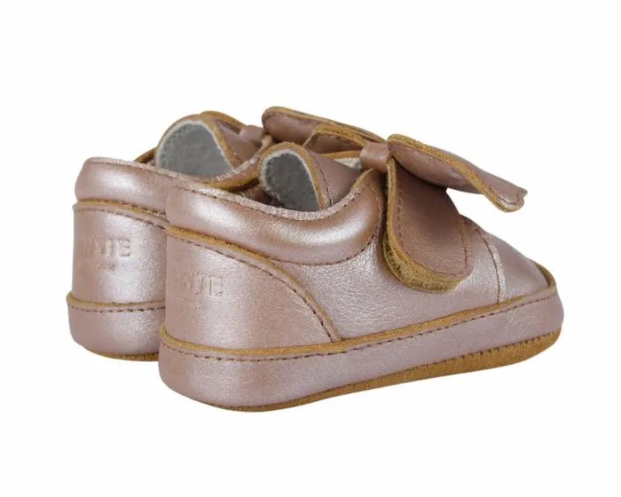 Donsje Amsterdam Shoes Baby Sela Clay Metallic Leather