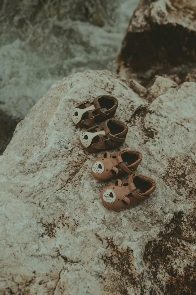 Donsje Amsterdam Shoes Baby Spark Exclusive Shoes Clay Grain Leather