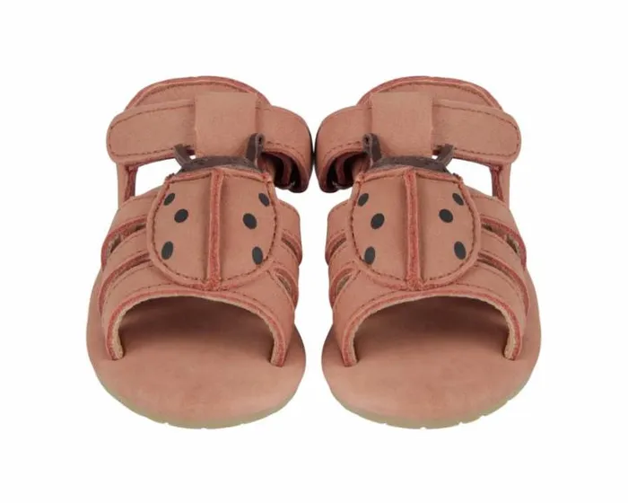 Donsje Amsterdam Shoes Baby Tuti Sky Sandals Walnut Nubuck