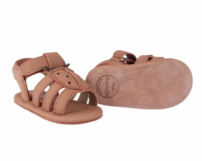 Donsje Amsterdam Shoes Baby Tuti Sky Sandals Walnut Nubuck