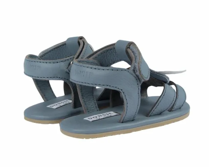 Donsje Amsterdam Shoes Baby Ushy Blue Stone Leather