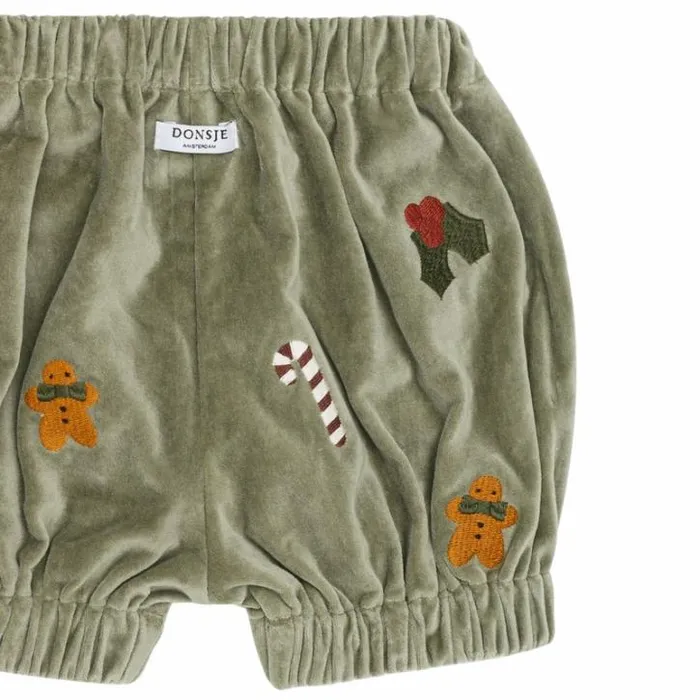 Donsje Amsterdam Shorts and Bloomers Baby Lukasz Bloomers Dusty Green