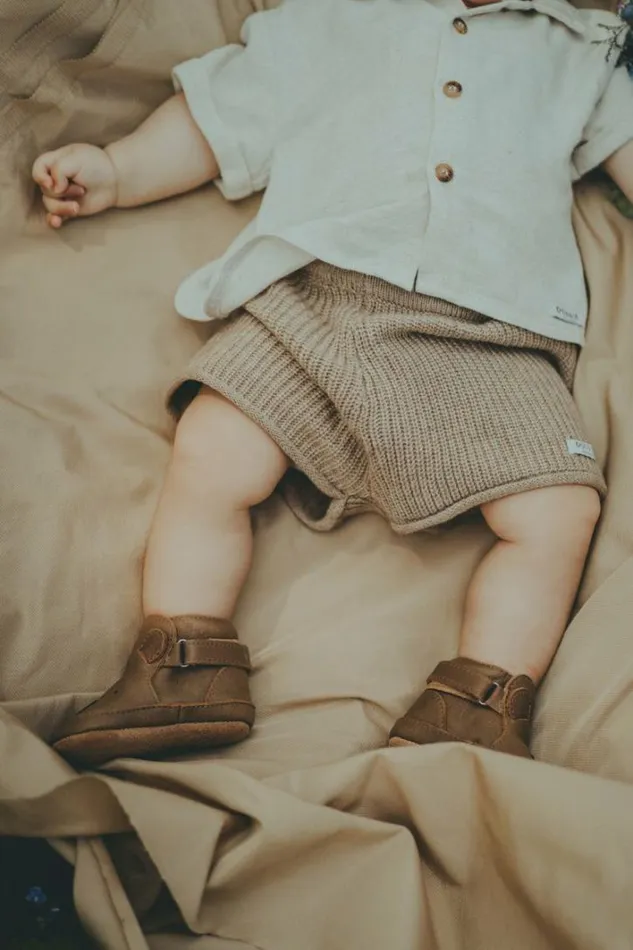 Donsje Amsterdam Shorts and Bloomers Baby Wes Shorts Latte Melange
