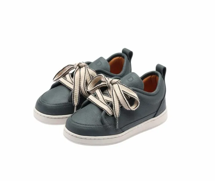 Donsje Amsterdam Sneakers Boys Oney Sneakers Stellar Blue Leather