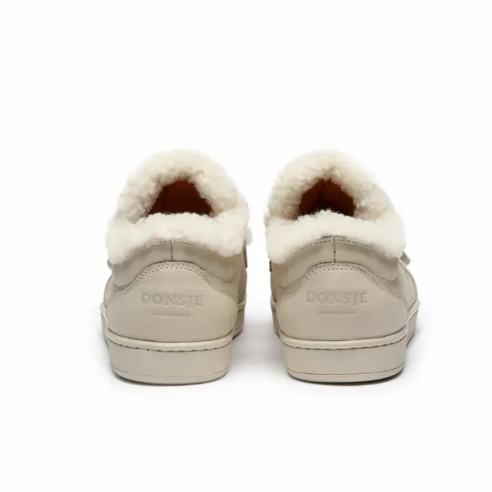 Donsje Amsterdam Sneakers Girls Hanzell Sneakers Cream Leather