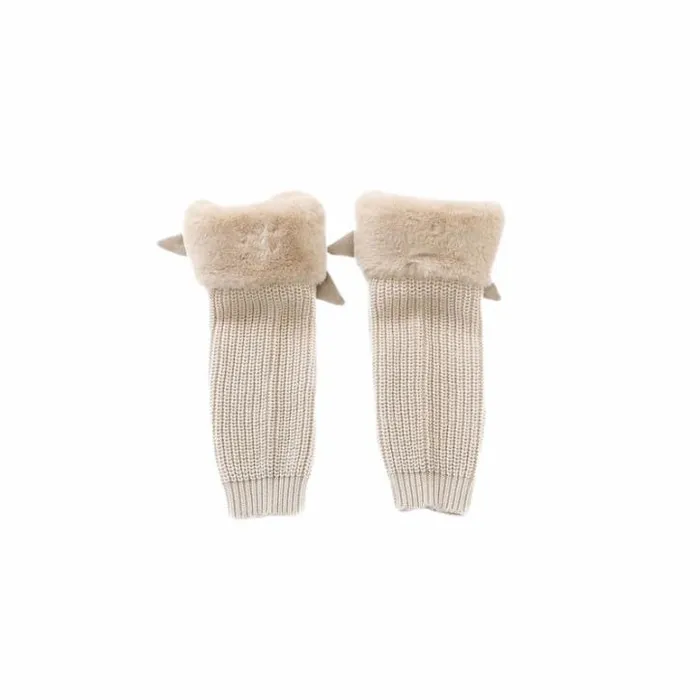 Donsje Amsterdam Socks and Tights Girls Fida Legwarmers Light Teddy