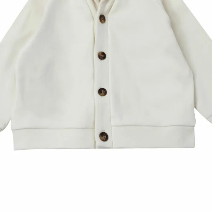 Donsje Amsterdam Sweaters and Cardigans Baby Fieks Cardigan Warm Macaroon