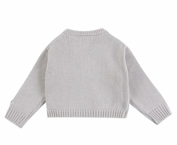 Donsje Amsterdam Sweaters and Cardigans Baby Lesley Cardigan Blush White
