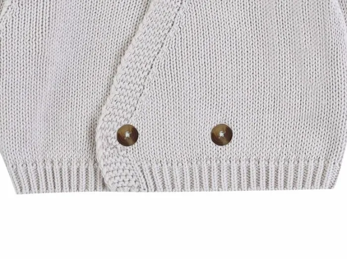 Donsje Amsterdam Sweaters and Cardigans Baby Lesley Cardigan Blush White