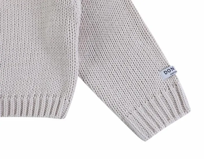 Donsje Amsterdam Sweaters and Cardigans Baby Lesley Cardigan Blush White