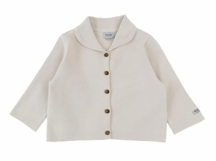 Donsje Amsterdam Sweaters and Cardigans Baby Lobba Cardigan Champagne