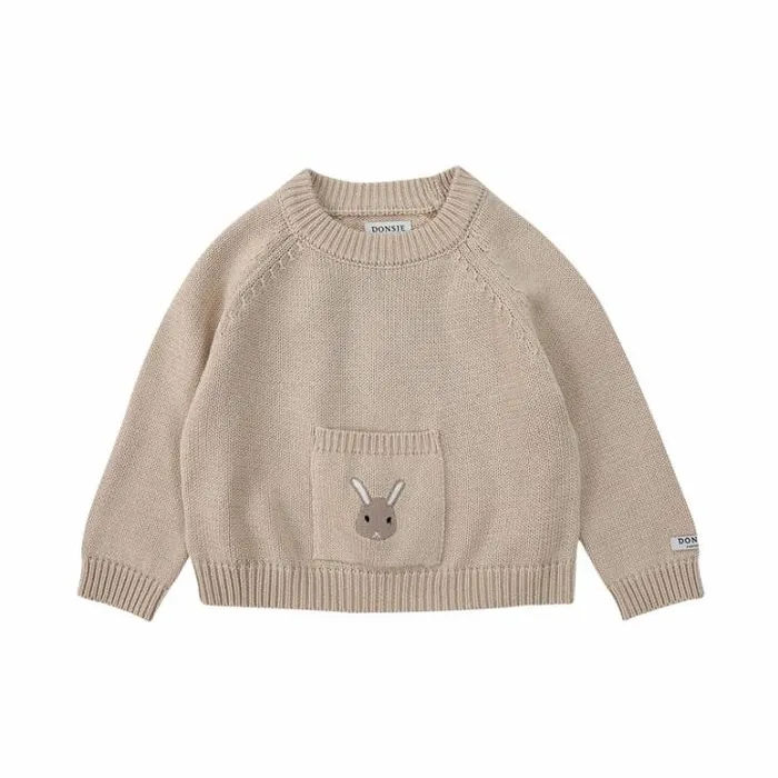 Donsje Amsterdam Sweaters and Cardigans Baby Qoeke Sweater Macaroon