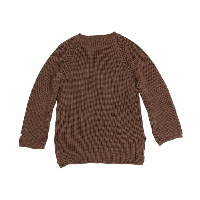Donsje Amsterdam Sweaters and Cardigans Baby Qtella Sweater Dark Mocha