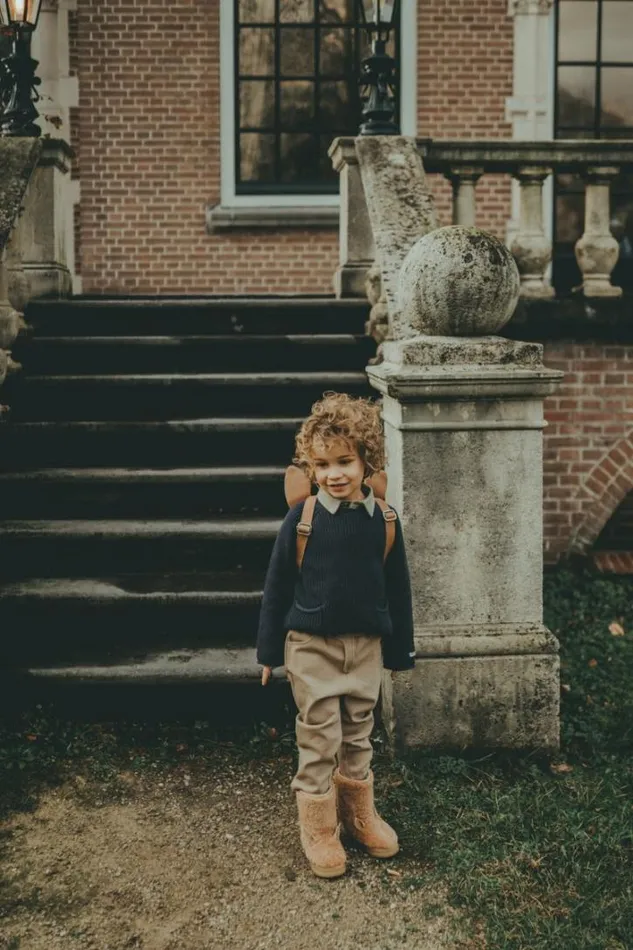 Donsje Amsterdam Sweaters and Cardigans Baby Qtella Sweater Dark Petrol