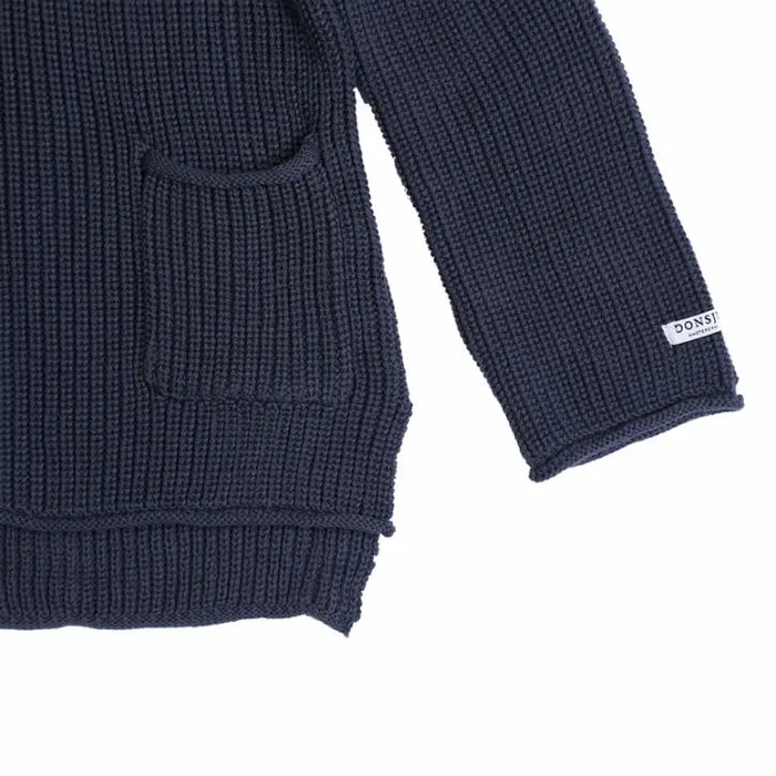 Donsje Amsterdam Sweaters and Cardigans Baby Qtella Sweater Dark Petrol