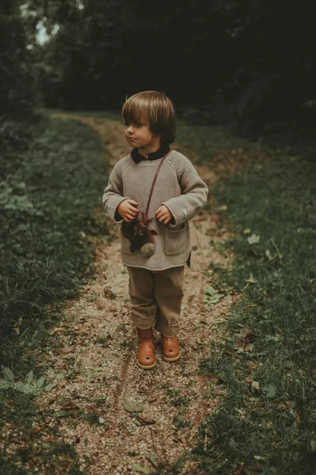 Donsje Amsterdam Sweaters and Cardigans Baby Qtella Sweater Light Taupe