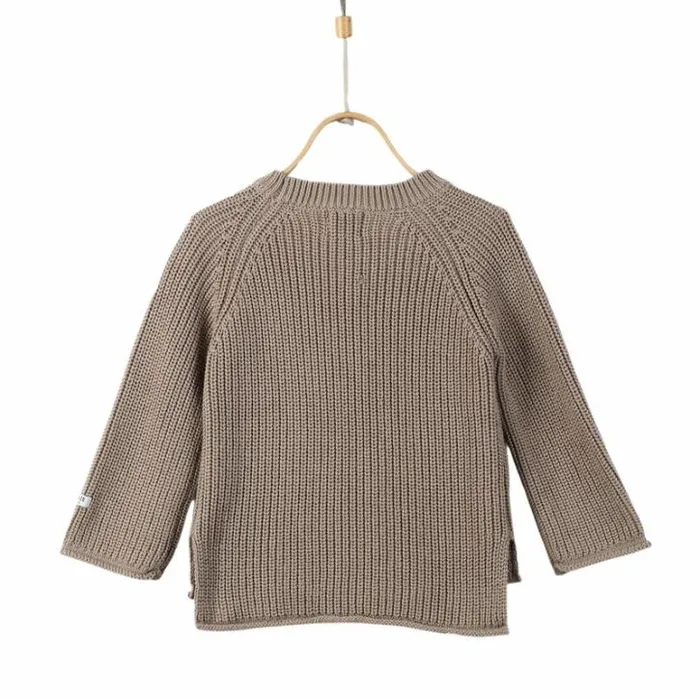 Donsje Amsterdam Sweaters and Cardigans Baby Qtella Sweater Light Taupe