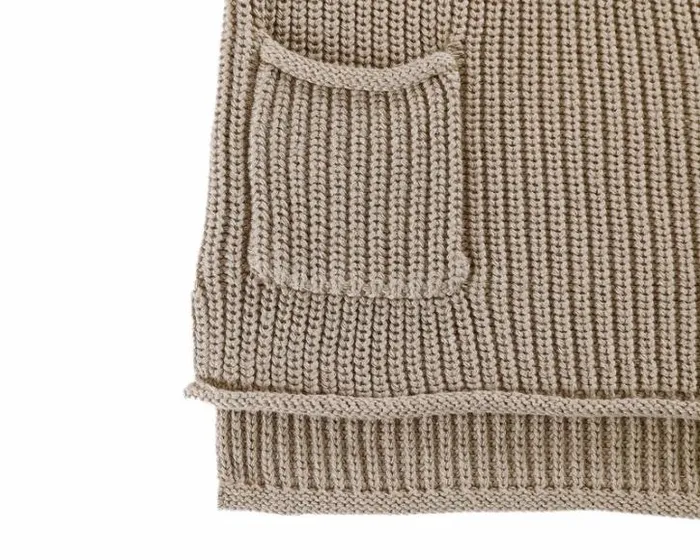 Donsje Amsterdam Sweaters and Cardigans Baby Qtella Sweater Light Taupe