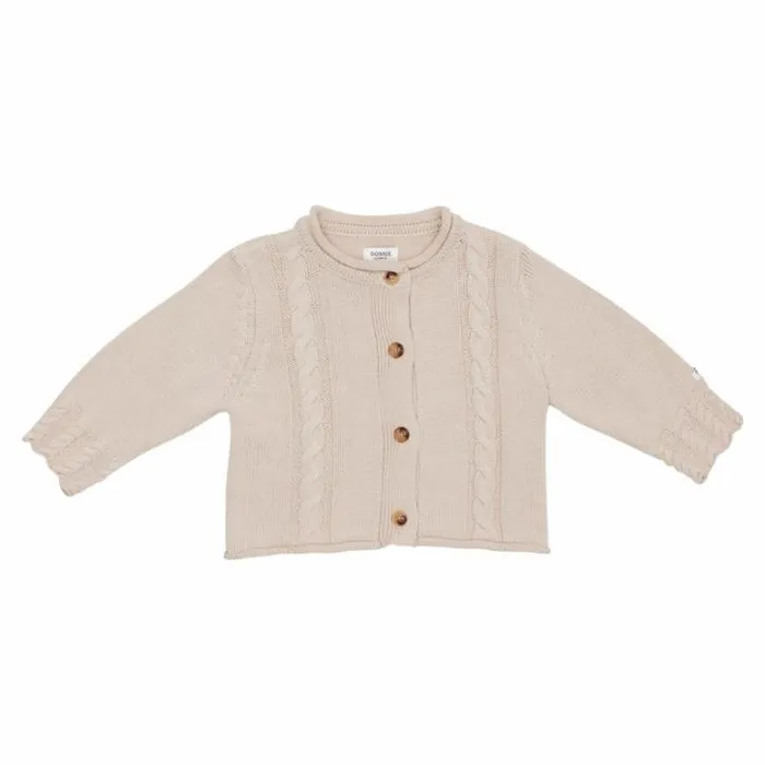 Donsje Amsterdam Sweaters and Cardigans Baby Santi Cardigan Soft Sand