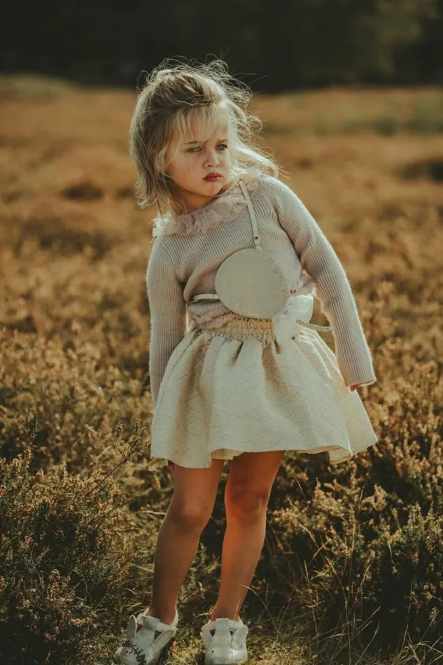 Donsje Amsterdam Sweaters and Cardigans Baby Sjami Top Lavender Brown