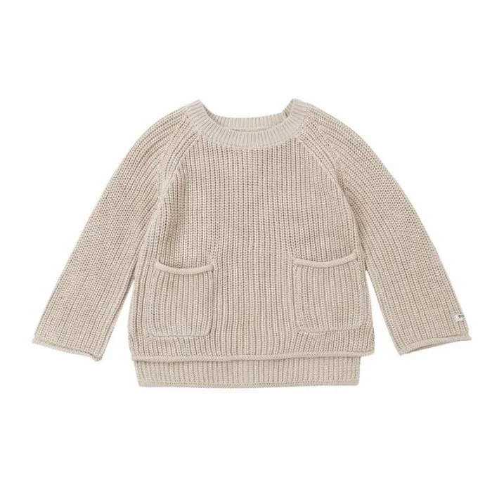 Donsje Amsterdam Sweaters and Cardigans Baby Stella Sweater Soft Sand