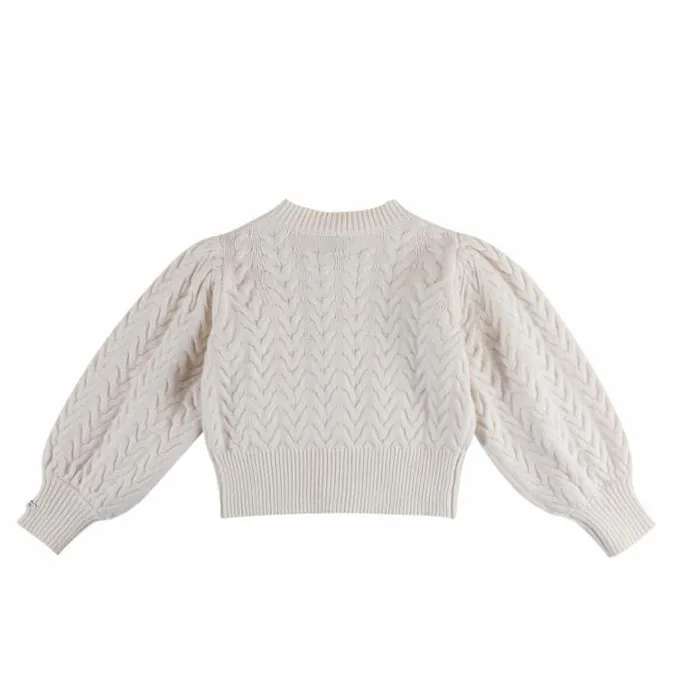 Donsje Amsterdam Sweaters and Cardigans Baby Zinne Cardigan Warm White