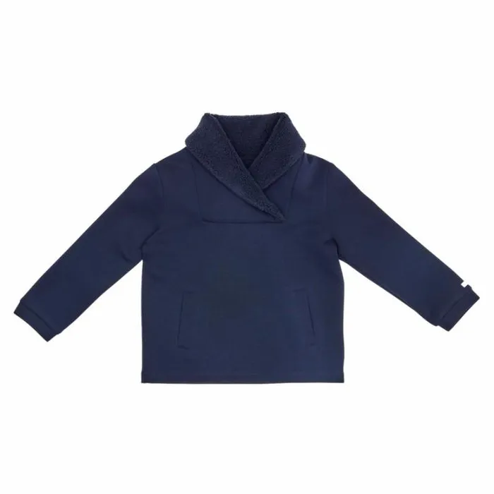 Donsje Amsterdam Sweaters and Cardigans Boys Derek Sweater Blue Marine