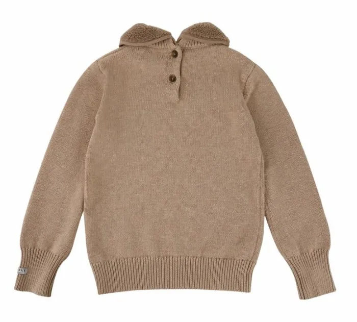 Donsje Amsterdam Sweaters and Cardigans Boys Freder Sweater Milk Chocolate Melange