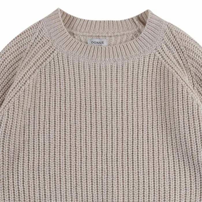 Donsje Amsterdam Sweaters and Cardigans Boys Garie Sweater Soft Sand