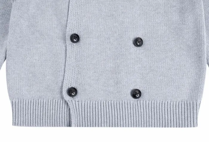Donsje Amsterdam Sweaters and Cardigans Boys Jay Cardigan Ash Grey