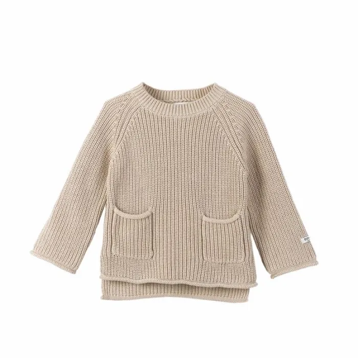 Donsje Amsterdam Sweaters and Cardigans Boys Qtella Sweater Biscotti