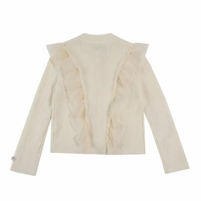 Donsje Amsterdam Sweaters and Cardigans Girls Darine Cardigan Warm White