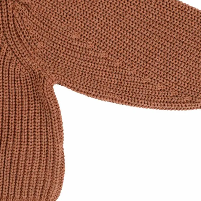Donsje Amsterdam Sweaters and Cardigans Girls Megan Sweater Maple Grey Melange