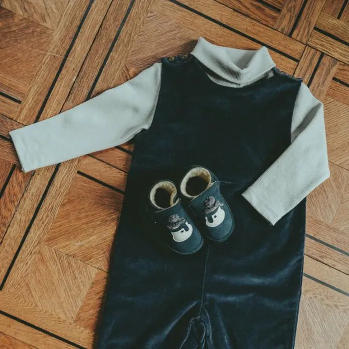 Donsje Amsterdam Sweaters and Cardigans Girls Qos Shirt Misty Grey