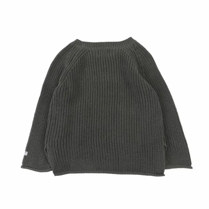Donsje Amsterdam Sweaters and Cardigans Girls Qtella Sweater Silver Sage