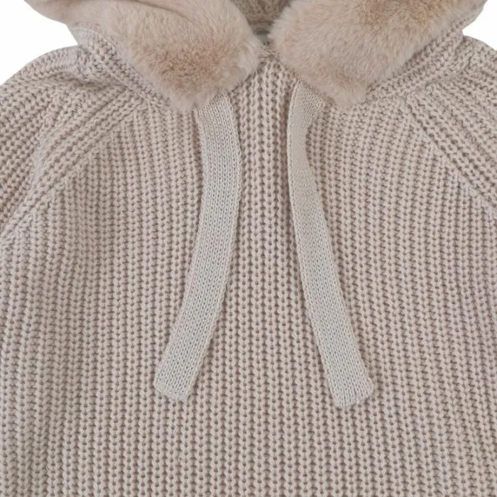 Donsje Amsterdam Sweaters and Cardigans Girls Winni Sweater Soft Sand