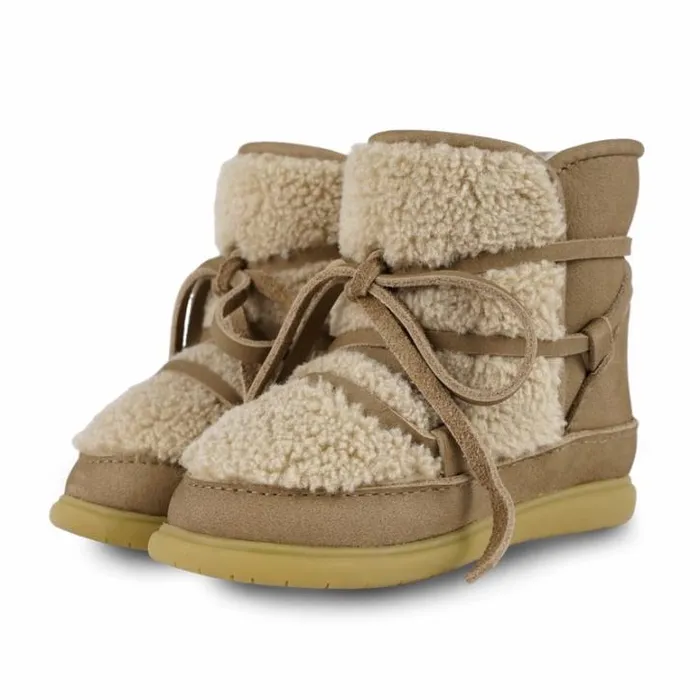 Donsje Amsterdam Toddler Shoes Baby Ceysa Shoes Truffle Nubuck