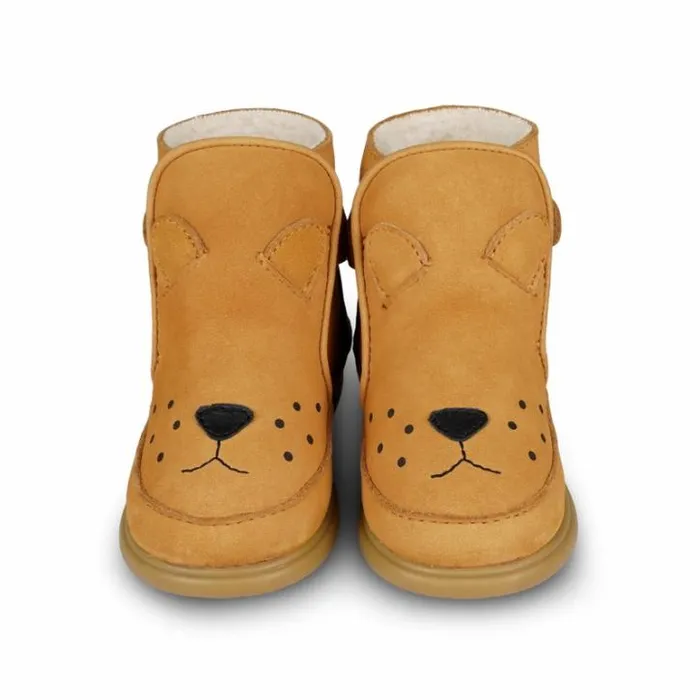 Donsje Amsterdam Toddler Shoes Baby Dubu Classic Shoes Caramel Nubuck