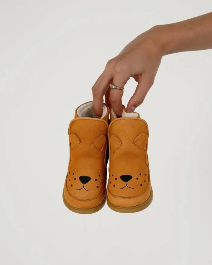 Donsje Amsterdam Toddler Shoes Baby Dubu Classic Shoes Caramel Nubuck